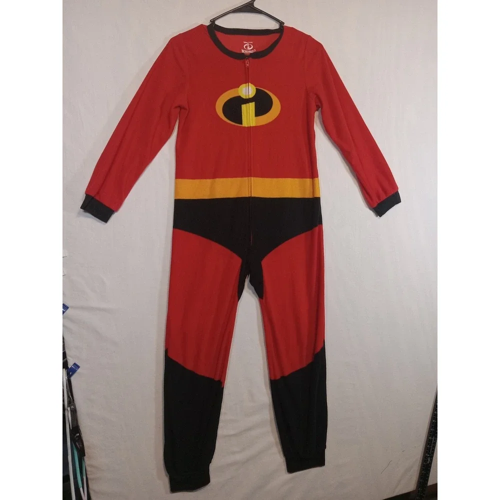 The Incredibles 2 Pajama Bodysuit Cosplay Costume Kids Sz 10-12